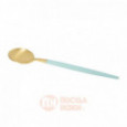 Набор столовых приборов Cutipol Goa Gold Matte Turquoise на 6 персон 24 пр. \ GO.006.TGB