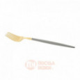 Набор столовых приборов Cutipol Goa Gold Matte Grey на 6 персон 24 пр. \ GO.006.GRGB