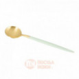 Набор столовых приборов Cutipol Goa Gold Matte Сeladon на 6 персон 24 пр. \ GO.006.CEGB