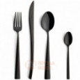 Набор столовых приборов Cutipol Duna Black Bright на 6 персон 24 пр. \ DU.006.BL