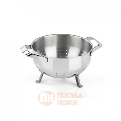 Дуршлаг с двумя ручками из нержавеющей стали 22 см  Barazzoni \ 160015022