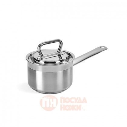 Ковш с крышкой из нержавеющей стали  1.5л 16 см  Barazzoni \ 169610016