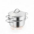 Пароварка с вставкой Vapor Set Inox 2.7л 20 см  Barazzoni \ 475053520