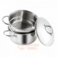 Пароварка с крышкой Vapor Set Inox  4.5л 24 см  Barazzoni \ 475053524