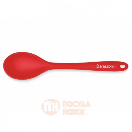 Силиконовая кухонная ложка Silicone New 28 см красный Barazzoni \ 8011062530