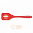 Силиконовая лопатка с прорезями Silicone New 29.5 см красный Barazzoni \ 8011061530