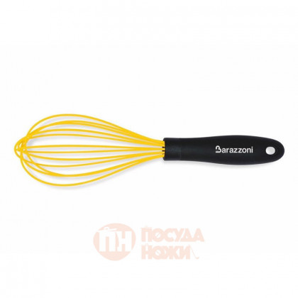 Силиконовый венчик Silicone New 27.5 см желтый/черный Barazzoni \ 8011063521