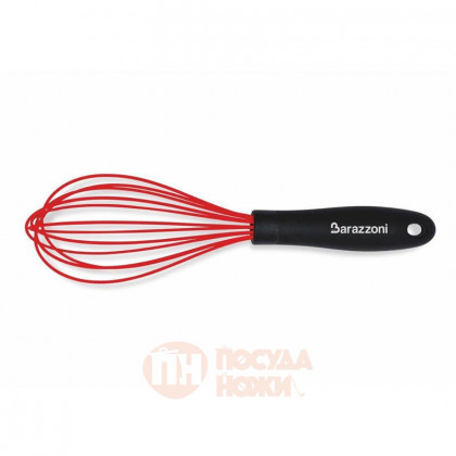 Силиконовый венчик Silicone New 27.5 см красный/черный Barazzoni \ 8011063530