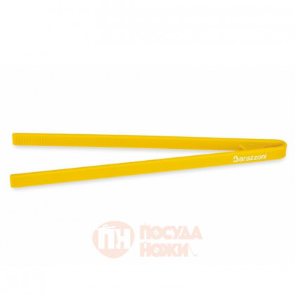 Силиконовый кухонный пинцет Silicone New 29.2 см желтый Barazzoni \ 8011069521