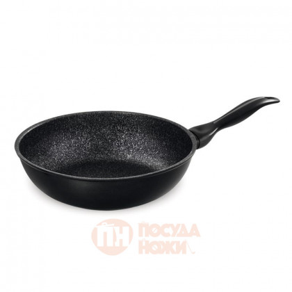 Сковорода-вок с антипригарным покрытием Extra Induction 28 см черный Barazzoni \ 8551561288410