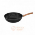 Сковорода-вок с антипригарным покрытием Extra Induction Eco 28 см черный Barazzoni \ 85515612825