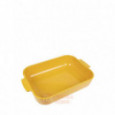 Керамическая прямоугольная форма для запекания Saffron Yellow  36 х 22 3.8 л желтый Peugeot \ 61234