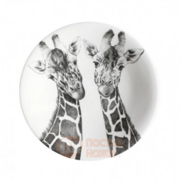 Taitu Фарфоровая десертная тарелка Giraffe 22 см Wild Spirit (12-1-1-B)