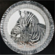 Taitu Фарфоровая десертная тарелка Zebra 22 см Wild Spirit (12-1-1-D)