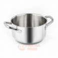 Кастрюля с крышкой из нержавеющей стали 1.4л 16 см Chef line Barazzoni \ 163602016