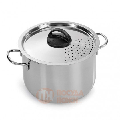 Кастрюля из нержавеющей стали с крышкой 22см 5.5 л Speciali Barazzoni \ 42014802280