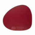 Skinnatur Подстановочная фигурная салфетка из натуральной кожи 37х44 см красный (SKIN02007-1)