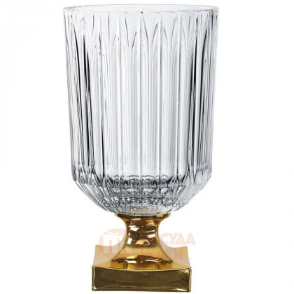 Ваза Nachtmann Minerva Gold Footed \ 104160