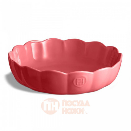 Форма для выпечки Emile Henry Madlen круглая 27 см, розовый, керамика \ 476253