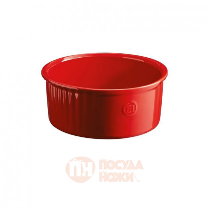 Форма для суфле Emile Henry 23 см, гранат, керамика, 2.45 л \ 346880