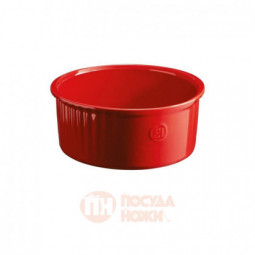 Форма для суфле Emile Henry 23 см, гранат, керамика, 2.45 л \ 346880