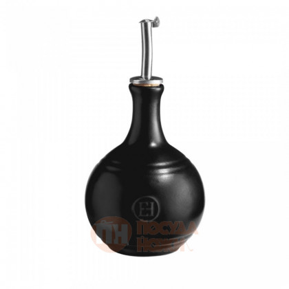 Бутылка для уксуса Emile Henry Natural Chic 450 мл, черный трюфель, керамика \ 710216