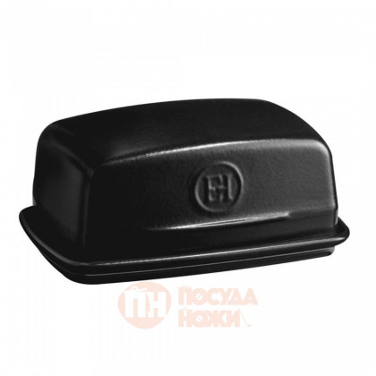 Масленка Emile Henry Natural Chic 450 мл, черный трюфель, керамика \ 710225