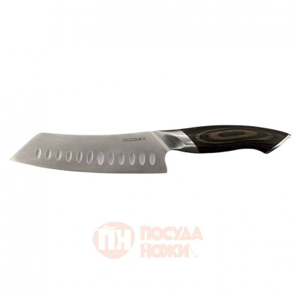 Нож сантоку Truffle, лезвие 17,8 см OKROSHKA \ OK120PW-SN