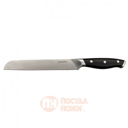 Нож хлебный Tartar, лезвие 18,2 см OKROSHKA \ OK913SP-BR