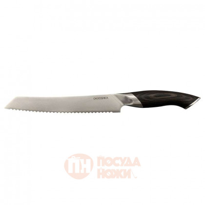 Нож хлебный Truffle, лезвие 20,6 см OKROSHKA \ OK120PW-BR