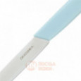 Нож для фруктов и овощей OKROSHKA САЛАТ, лезвие 10 см, голубая ручка  \ OK225P-BL-FR