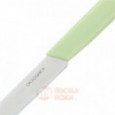 Нож для фруктов и овощей OKROSHKA САЛАТ, лезвие 10 см, зеленая ручка  \ OK225P-GN-FR