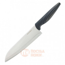 Нож сантоку OKROSHKA КРУТОН, лезвие 18,7 см  \ OK912P-W-SN