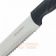 Нож хлебный OKROSHKA КРУТОН, лезвие 19,9 см  \ OK912P-W-BR