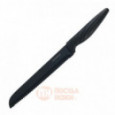 Нож хлебный OKROSHKA КРУТОН,черное лезвие,19,9 см  \ OK912P-B-BR