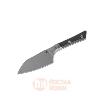 Нож кухонный Microtech Santoku черный \ 3300B-10BK