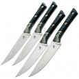 Набор ножей Microtech Steak 4 Piece Set Black черный \ 3600B-10SETBK