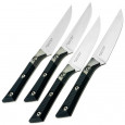 Набор ножей Microtech Steak 4 Piece Set Black черный \ 3600B-10SETBK