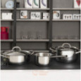Кастрюля с крышкой Barazzoni Chef Line нержавеющая сталь 3,8 л, диаметр 22 см \ 163602022
