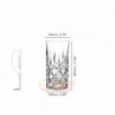 Ваза Nachtmann Noblesse Hurricane Lamp, хрустальное стекло, высота 14,6 см \ 106383