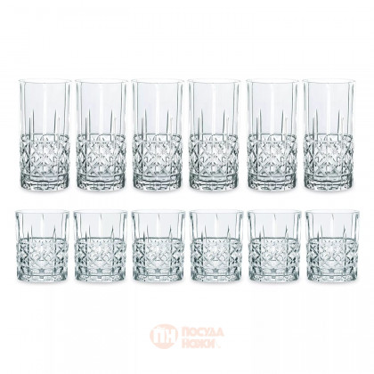 Набор бокалов Nachtmann Highland Diamond Barware, хрустальное стекло \ 100719