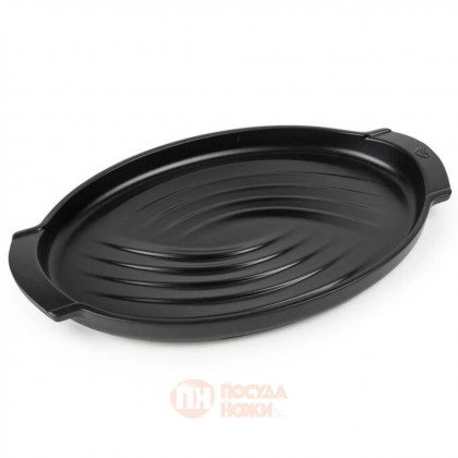 Форма для гриля Peugeot Grill to Table Grill Poisson чёрная, 41x26x4 см \ 63078