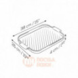 Форма для гриля Peugeot Grill to Table Grill Viande чёрная, 38x26x4 см \ 63061
