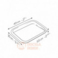 Форма для гриля Peugeot Grill to Table Plancha Rectangulaire чёрная, 43x30x5,5 см \ 63030