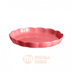 Форма для выпечки круглая низкая 31 см, розовый, Emile Henry \ 476053