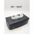 Салфетница из кожи, черный 23х12х7 см, Vero \ VR-01BL